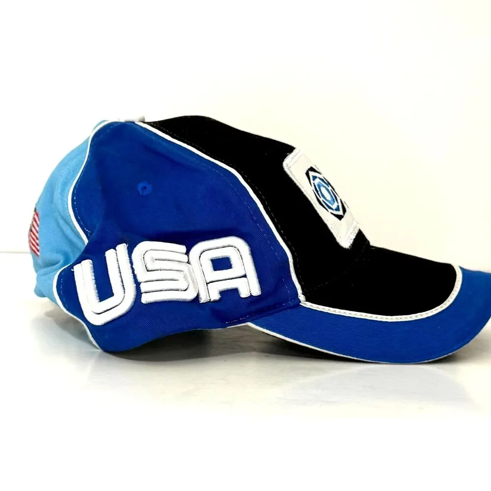 NWT USA Olympics Torino 2006 Roots Hat Cap Team USA Winter Games Blue OS